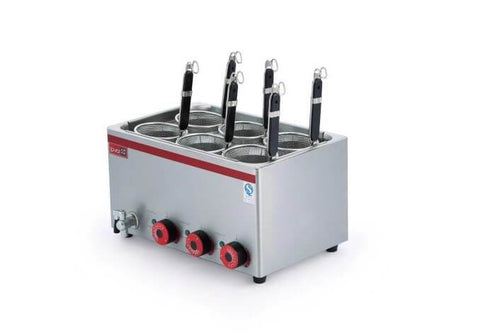 GATTO 6 Basket Electric Pasta Cooker - Counter Model